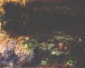 克劳德莫奈 - Reflections of Clouds on the Water-Lily Pond-Right Panel